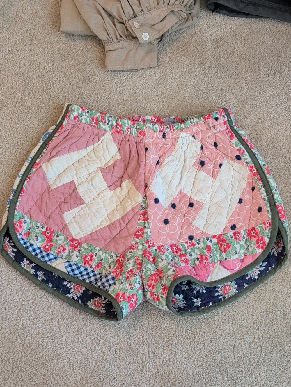 Carleen Quilt Track Shorts